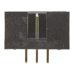 1 pcs - Amphenol T821 Series Straight Through Hole PCB Header, 6 Contact(s), 2.54mm Pitch, 2 Row(s), Shrouded