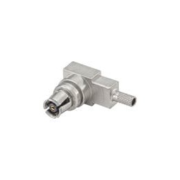 1 pcs : 59K25H-102A4 - RF Connectors / Coaxial Connectors Jack RG 174 188 316 Cable FullCrimpRAngl