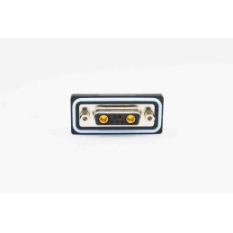 1 pcs - Norcomp CDFV 7 Way Vertical PCB D-sub Connector Socket, 2.77mm Pitch, with 4-40 Screw Locks