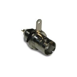 1 pcs : 112426 - RF Connectors / Coaxial Connectors BNC BULKHEAD RECPT 50 OHM 6.5PNL/THK