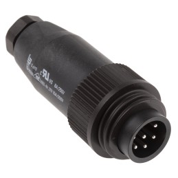 50 pcs - binder Circular Connector, 7 Contacts, Cable Mount, Plug, Male, IP67, 693 Series