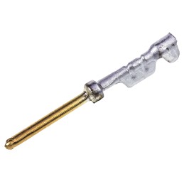 2500 pcs - HARTING, D-Sub High Density Series, Male Crimp D-sub Connector Contact, Gold, 26 - 24 AWG