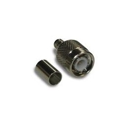 1 pcs : 122116 - RF Connectors / Coaxial Connectors TNC ST PLUG 174/ 316 NICKEL