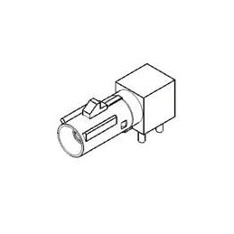 1 pcs : 73404-0813 - RF Connectors / Coaxial Connectors FAKRA JACK R/A PCB, CODE D