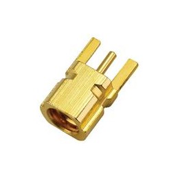 1 pcs : EM.PCB.MMCX.F.ST.JACK.HT - RF Connectors / Coaxial Connectors MMCX straight Edge mount Jack