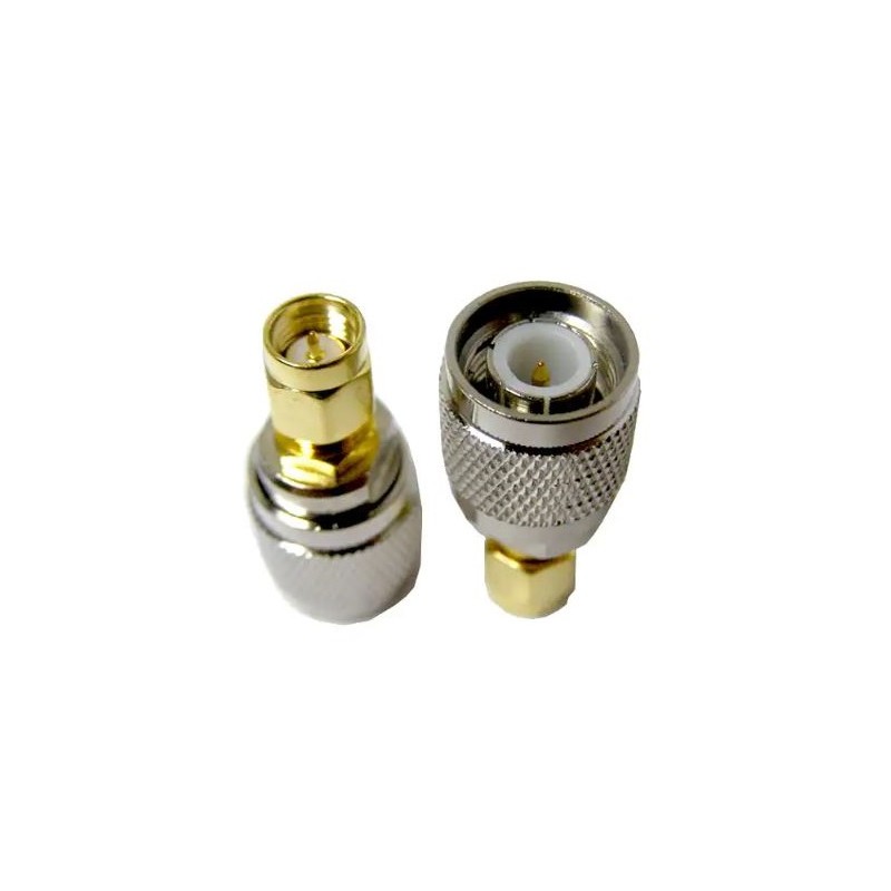 1 pcs - RF Solutions Straight 50Ω Adapter SMA Plug to TNC Plug 3GHz