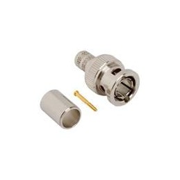1 pcs : 112957 - RF Connectors / Coaxial Connectors BNC CRIMP PLUG B1694A 75 OHM