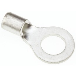 100 pcs - JST, R Uninsulated Ring Terminal, 5mm Stud Size, 1mm² to 2.6mm² Wire Size