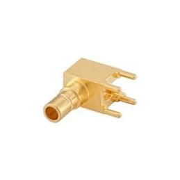 1 pcs : 59S225-400L5 - RF Connectors / Coaxial Connectors SMB Right Angle Plug PCB