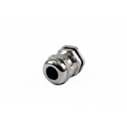 1 pcs - Hammond 1427BCG Series Grey Nickel Plated Brass Cable Gland, PG11 Thread, 5mm Min, 10mm Max, IP68