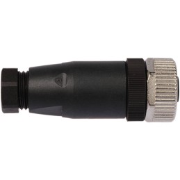 1 pcs - Binder 713 Series Female Cable Mount Connector, 4 contacts Socket