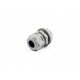 1 pcs - Hammond 1427NCG Series Grey Nylon Cable Gland, PG13.5 Thread, 6mm Min, 12mm Max, IP68