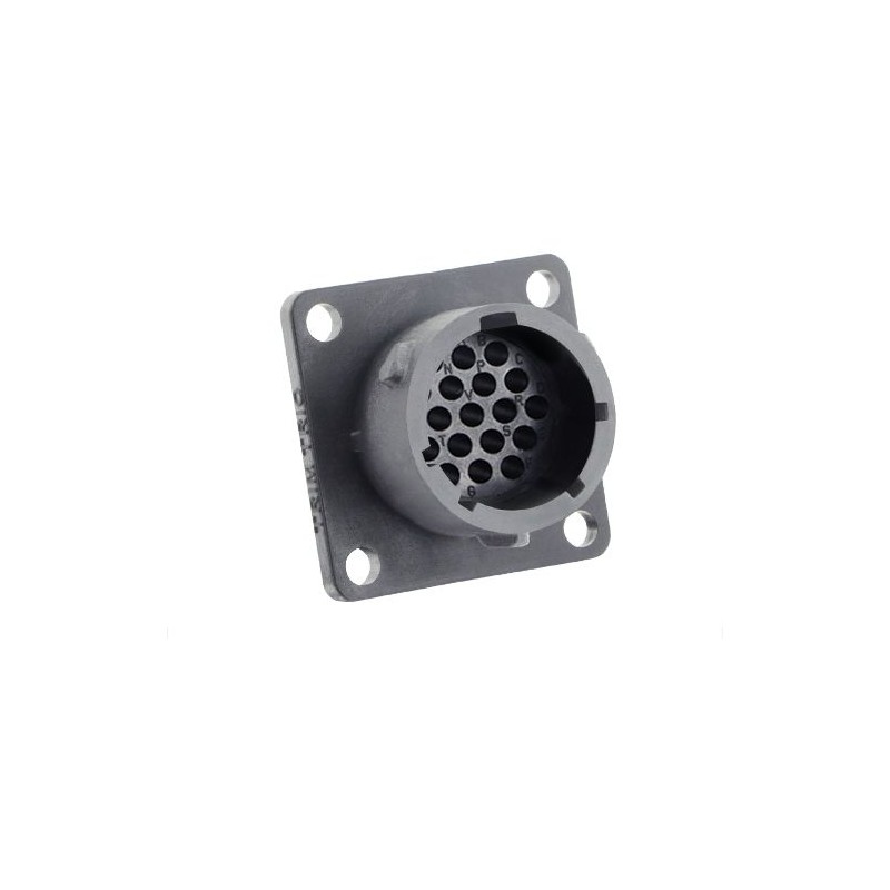 1 pcs - Souriau Circular Connector, 19 Contacts, Cable Mount, Socket