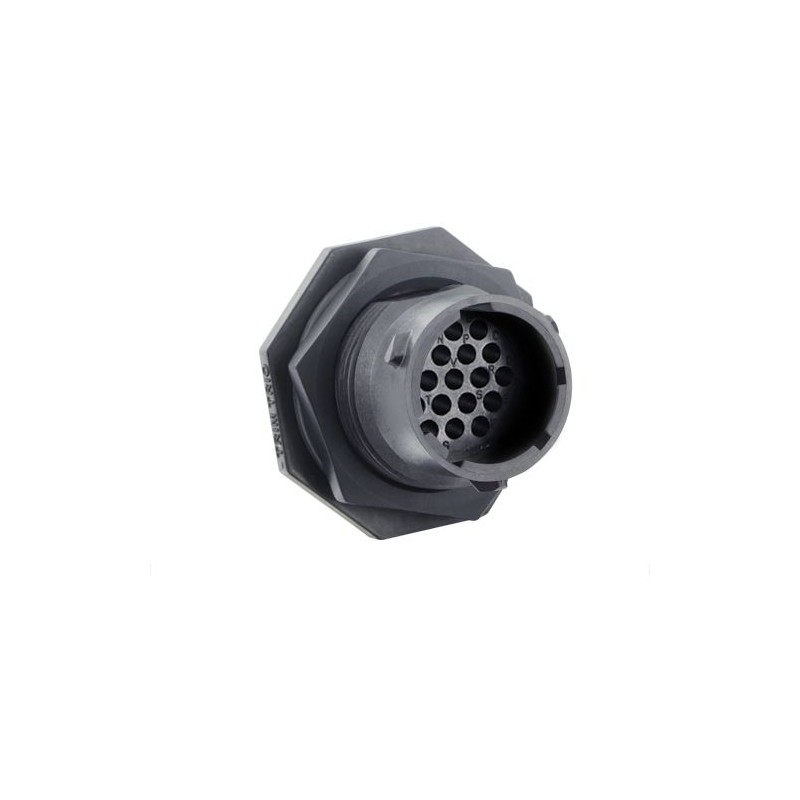 1 pcs - Souriau Circular Connector, 19 Contacts, Cable Mount, Socket