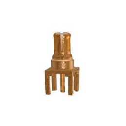 1 pcs : 133-3801-201 - RF Connectors / Coaxial Connectors PC PLG .155'LEGS GLD