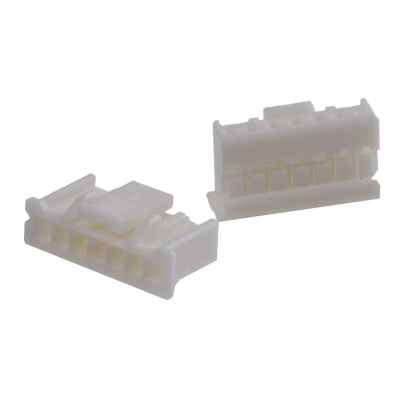 100 pcs - JST, PA Connector Housing, 2mm Pitch, 7 Way, 1 Row