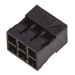 10 pcs - Molex, Milli-Grid Female Connector Housing, 2mm Pitch, 6 Way, 2 Row