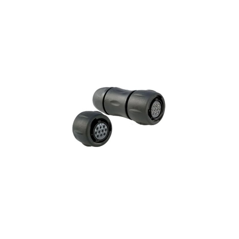 1 pcs - Souriau Circular Connector, 10 Contacts, Cable Mount, Socket, Male, IP68, IP69K, UTS Series