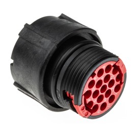 1 pcs - Souriau Circular Connector, 18 Contacts, Cable Mount, Plug, Male, IP67, Clipper Series