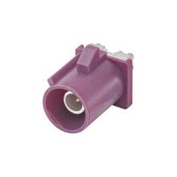 1 pcs : 59S1AC-40MT5-D - RF Connectors / Coaxial Connectors Plug PC-Board SMD Straight D BorViolet