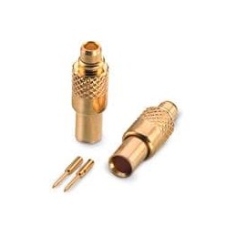 1 pcs : 66049011210820 - RF Connectors / Coaxial Connectors WR-MMCX RG405 .085 ST PLG HND-FRMBL CBL