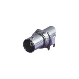 1 pcs : 73171-3357 - RF Connectors / Coaxial Connectors 75 Ohms, BNC 3 GHz Jack, Right-Angle, Bulkhead, Hardware Not Included, 0
