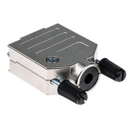 1 pcs - ASSMANN WSW AMET Series Zinc D Sub Backshell, 9 Way, Strain Relief