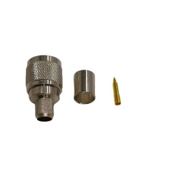 1 pcs - RS PRO, Plug Cable Mount N Connector, 50Ω, Crimp Termination, Straight Body