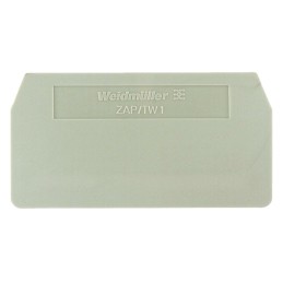 10 pcs - Weidmuller Z Series End Cover for Use with Terminal ZDU 6/3AN, Terminal ZDU 6/3AN BL, Terminal ZPE 6/3AN