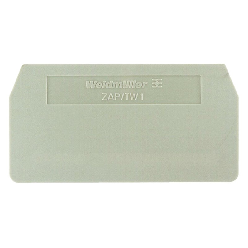 10 pcs - Weidmuller Z Series End Cover for Use with Terminal ZDU 6/3AN, Terminal ZDU 6/3AN BL, Terminal ZPE 6/3AN