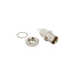1 pcs : 031-10-RFX - RF Connectors / Coaxial Connectors BULKHEAD JACK 50 ohm SOLDER CUP ISOLATED
