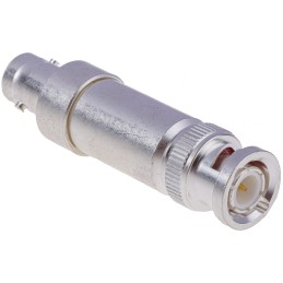 1 pcs - RS PRO 50Ω Straight BNC RF Terminator, Through Hole, 0 - 0.5GHz, 2W Average Power Rating
