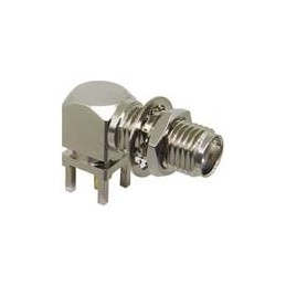 1 pcs : CONSMA002-L - RF Connectors / Coaxial Connectors SMA Fml Right Angle PCB Mount - Extended