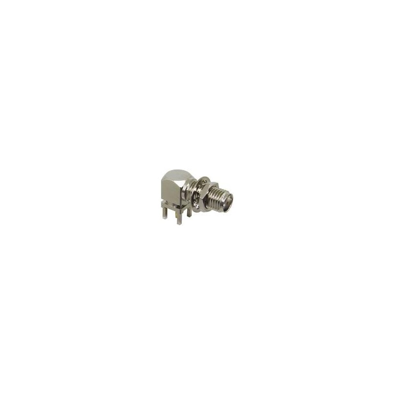 1 pcs : CONSMA002-L - RF Connectors / Coaxial Connectors SMA Fml Right Angle PCB Mount - Extended