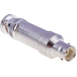 1 pcs - RS PRO 50Ω Straight BNC RF Terminator, Through Hole, 0 - 0.5GHz, 2W Average Power Rating