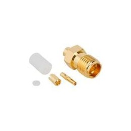 1 pcs : 132257 - RF Connectors / Coaxial Connectors SMA STRAIGHT CABLE JACK 0.047