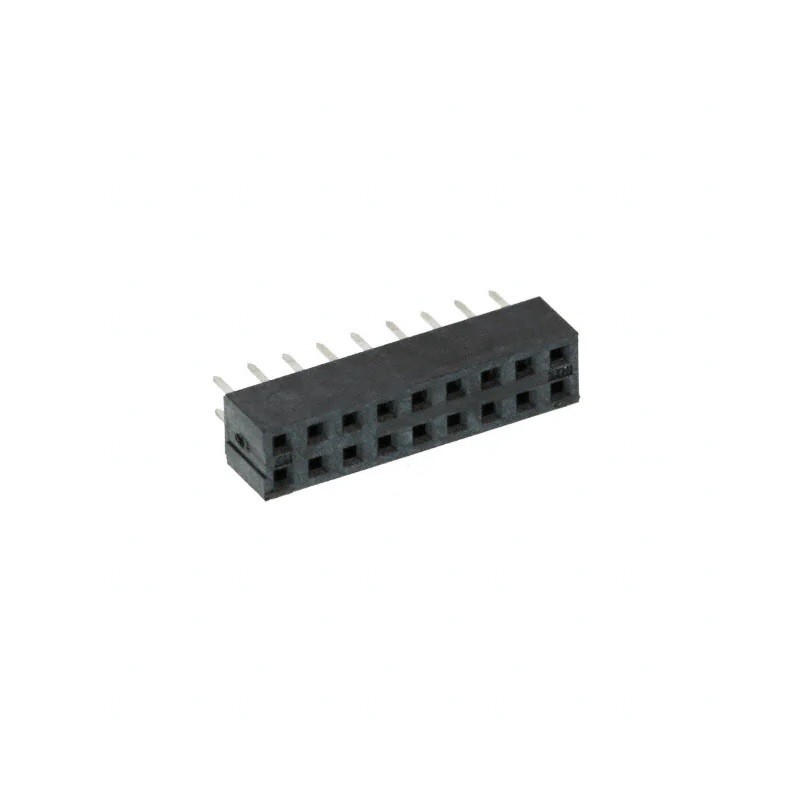 1 pcs - Molex 79107 Series Vertical Through Hole Mount PCB Connector, 18-Contact, 2-Row, 2mm Pitch, Solder Termination