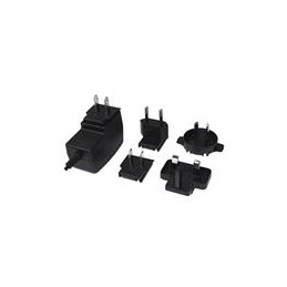 1 pcs : SMI12-5-4B-P6 - Wall Mount AC Adapters ac-dc, 5 Vdc, 2 A, SW, multi-blade, N/E/B/A, P6 center pos, level VI, black