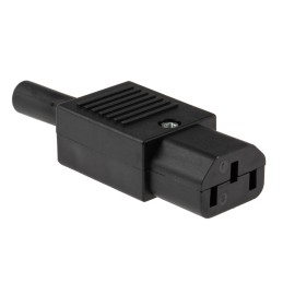 1 pcs - Bulgin C13 Cable Mount IEC Connector Socket, 10A, 250 V