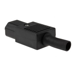 1 pcs - Bulgin C13 Cable Mount IEC Connector Socket, 10A, 250 V