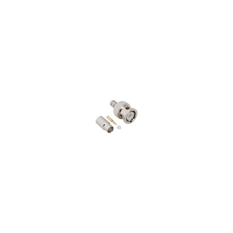 1 pcs : 000-68175-11RFX - RF Connectors / Coaxial Connectors STRT. CRIMP PLUG RG59/PLENUM 50ohm