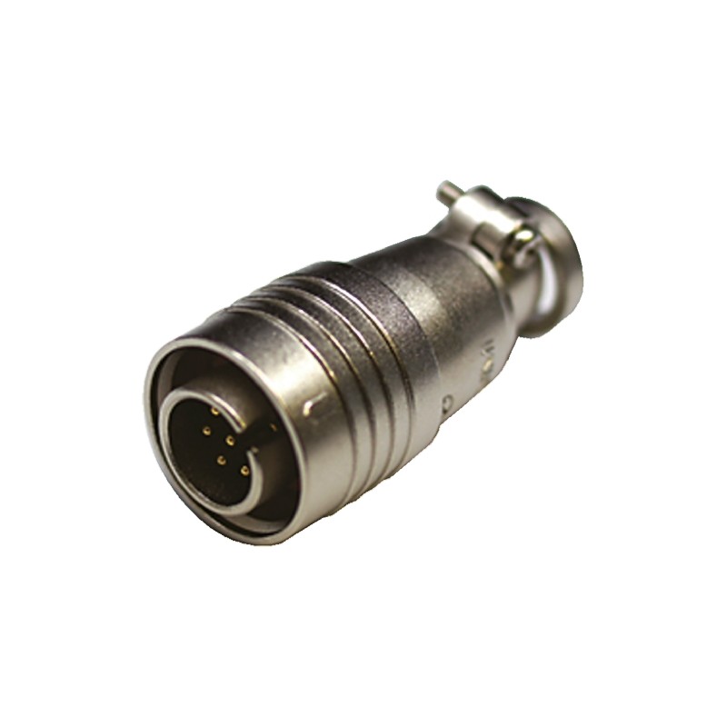 1 pcs - Tajimi Electronics Circular Connector, 7 Contacts, Cable Mount, Plug, Male, PRC03 Series