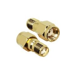 1 pcs : ADP-RPSM-SMAF-G - RF Adapters - In Series RP-SMA Plug to SMA Jack Adapter