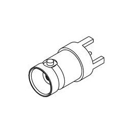 1 pcs : 73100-0133 - RF Connectors / Coaxial Connectors 50 OHMS VERTICAL BNC 50 OHMS VERTICAL BN