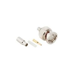 1 pcs : 112491-10 - RF Connectors / Coaxial Connectors BNC HEX CRIMP PLUG 100 MHZ CABLE