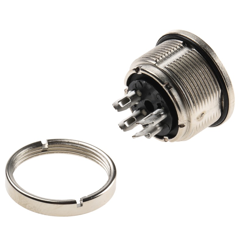 1 pcs - binder Circular Connector, 4 Contacts, Panel Mount, M16 Connector, Socket, Female, IP67, 723 Series