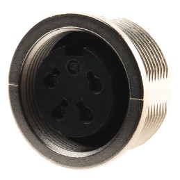 1 pcs - binder Circular Connector, 4 Contacts, Panel Mount, M16 Connector, Socket, Female, IP67, 723 Series