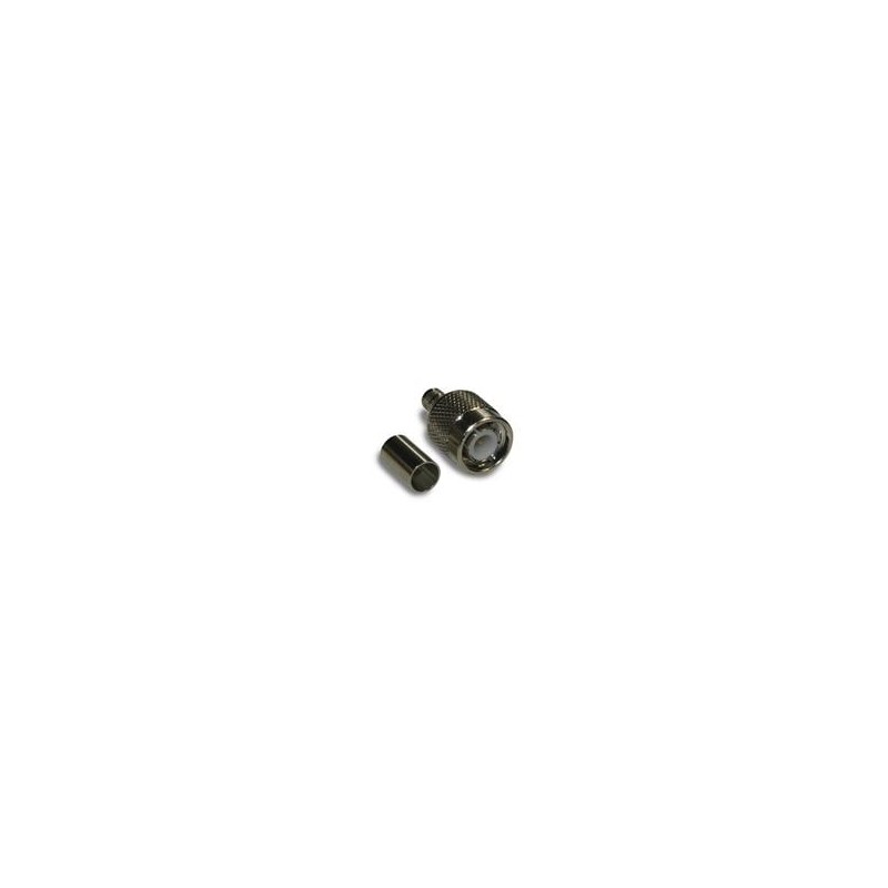 1 pcs : 122111 - RF Connectors / Coaxial Connectors TNC ST CRIMP PLUG RG59 75 OHM 3PC DL
