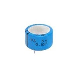 1 pcs : FA1A104ZF - Supercapacitors / Ultracapacitors 11V 0.1F -20/+80% LS10.2mm