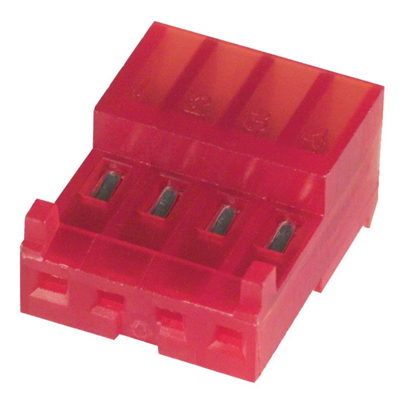 5 pcs - TE Connectivity 4-Way IDC Connector Socket for Cable Mount, 1-Row